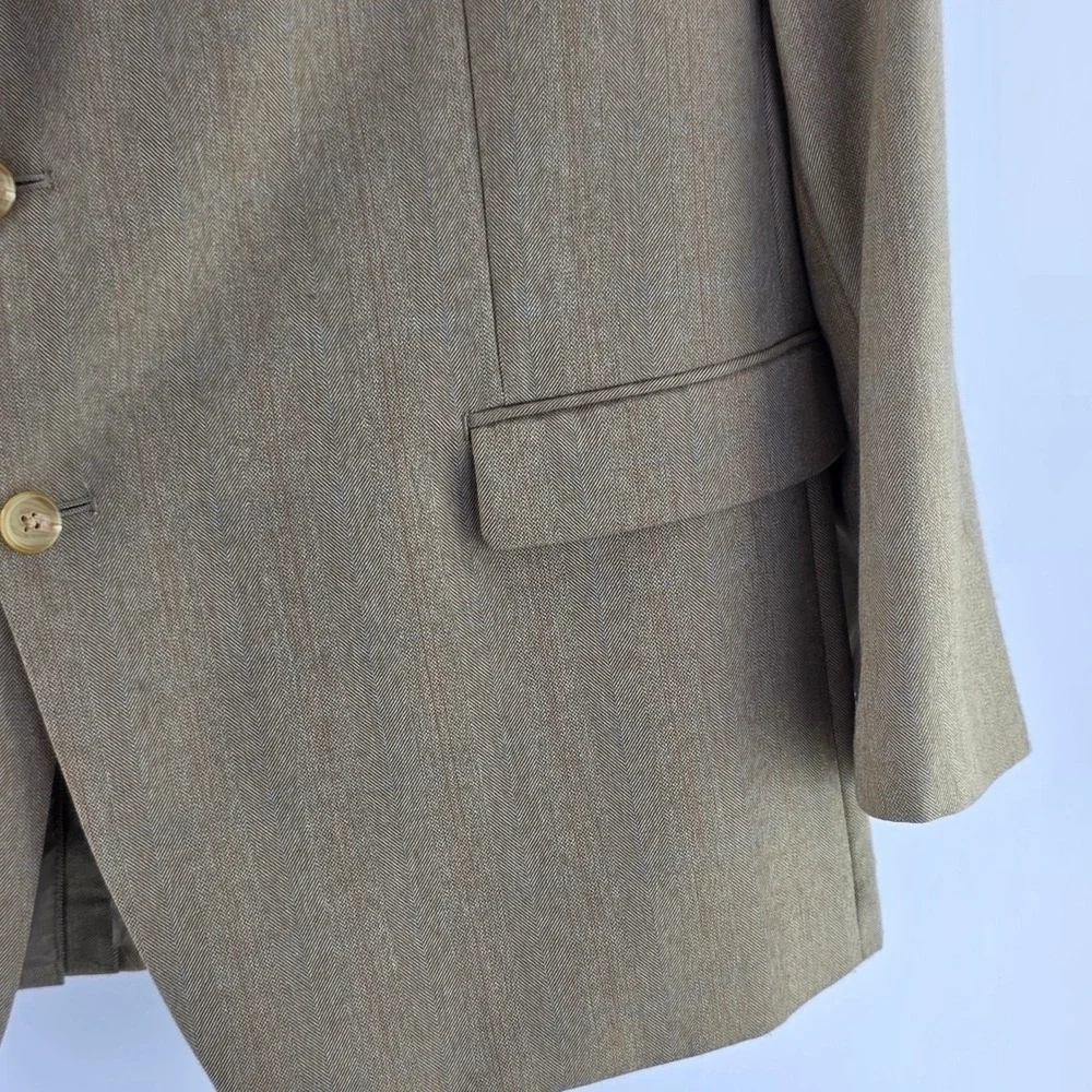 Lauren Ralph Lauren Blazer Mens 50R Tan Preppy Quiet Luxury American Heritage‎